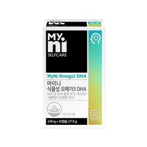 마이니 식물성 오메가3 메세조류 추출 DHA EPA 비타민D 임산부 수유부 청소년 영앵제 60캡슐, 630mgx60캡슐