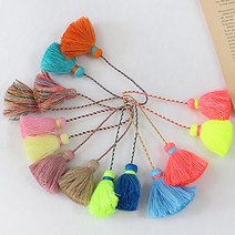 1개) 예쁜태슬장식(7컬러) jgn 소품장식 인테리어 데코용 컬러태슬 악세사리 부자재, 믹스컬러