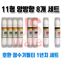 쿠쿠 정수기 CP-A 401SW 호환정수기필터 11인치 한방향 8개1셋트, 1개, A타입