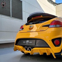 M&S(엠엔에스) 벨로스터 터보 디퓨저윙 에어로파츠 (무광블랙)