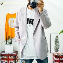 코디캡틴 하객룩 초경량 여름 빅사이즈 린넨자켓 댄디 정장 마이