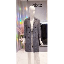 [AK PLAZA] [ab.f.z] 브롯치 더블 체크 자켓 (AAT2JJ06E)