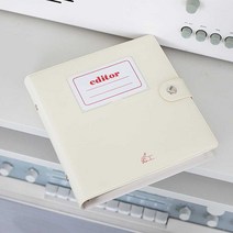 플래너 스케줄일정기록 선물 베이직 똑딱이다이어리 4578ea, 쿠팡 블랙