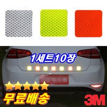 판매1위 3M정품 고휘도 야광반사스티커 측광스티커 차량안전스티커 반사테이프, 흰색