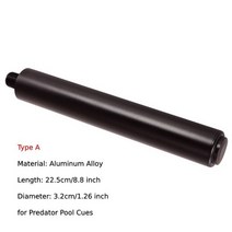 풀 큐 확장 푸시 온 텔레스코픽 확장 당구 홀더 익스텐더 전문 Billar 스틱 큐 Exceed 익스텐더