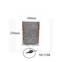 반반 전기 장판 퀸사이즈 얇은 극세사 전기요 12V 24V 난방 필름 패드 열 탄소 섬유 원적외선 히터 랩 애완 동물 재킷 조끼 장갑 양말 바지 벨트 옷, [01] 12V, [07] 220x160mm