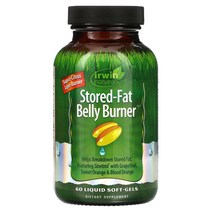 Irwin Naturals 저장 지방이 많은 벨리 버너 60파운드, 상품