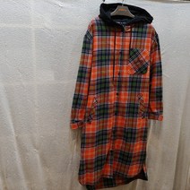 잠뱅이 롱체크후드셔켓