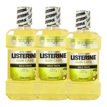 무알콜 리스테린 검케어마일드 1750ml (750ml+750ml+250ml) 구강청결제 차량보관용 휴대용 미니 가글 잇몸건강