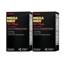 GNC 메가맨 50플러스 120정 1+1, 2개입, 240g