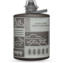HydraPak 500ml 스토우 병 - 17 fl. 온스, 매머드 그레이