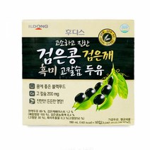 UNK 검은콩 검은깨 흑미 진하고 고소한 두유 16개입, 190mlX16개입