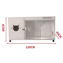 강아지방음부스 애견집 애견하우스 고양이하우스, 120 싱글 레이어 (고양이 1-2 마리)