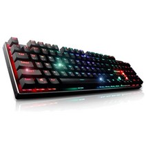 HACKER K790 풀알루미늄 리얼 RGB 게이밍 기계식키보드 (블랙 청축), HACKER K790 블랙/청축