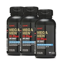 지앤씨 메가맨50 플러스 원데일리 남성 멀티비타민 60정 X 3
