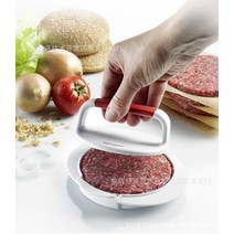 버거 패티 함박스테이크 몰드 햄버그 떡갈비 틀 DIY 주방도구, 본품+12cm 오일종이 50장개