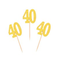 30살 계란한판 케이크 토퍼 특이한 생일초 1020pcs 16 18 21 30 40 세, 20개