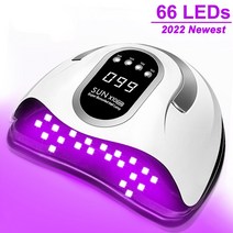 66LED 네일 건조기 LED 램프 UV 모든 젤 매니큐어 모션 감지 살롱 도구 장비, SUN X10 Max_US Plug (100-120V)