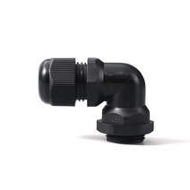 케이블글랜드 1pcs 나일론 방수 90도 케이블 글 랜드 m12m16m20m25 와이어 피팅 플라스틱 범위 케이블 항목, m25