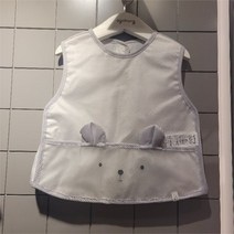 아가방 NC13 베어방수턱받이 01P084203, 그레이／FREE, 색상:그레이|사이즈:FREE