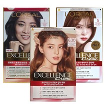 로레알 파리 엑셀랑스 크림 염색약/택일, 로레알 엑셀랑스 염색약6.66 밝은갈색(적빛) 1개