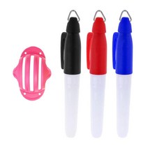 투톤 골프공 반반 고반발 2피스 가성비 golf ball triple track 3 line marker stencil erc chrome golf line marker 표시, 핑크 b 4pcs, 협력사