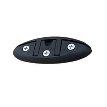 1PC 5 인치 나일론 보트 플립 업 접이식 클리트 도크 데크 마린 하드웨어 라인 로프 계류 액세서리 나사 포함, [01] black