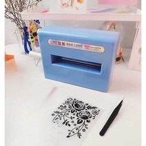 토퍼기계 레터링기계 컷팅 출력기 스티커 라벨 A5, 라이트퍼플