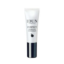 IDUN Minerals 리퀴드 퍼펙트 언더아이 컨실러 - 높은 커버리지 크리미한 포뮬라 - 무중력 균일하고 부드럽게 사용 - 100% 비건 첨가제 없음 민감한 눈에 안전함, Medium