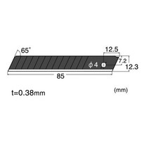 NT(엔티) 커터날 BH-23P(1타=10장묶음)흑날