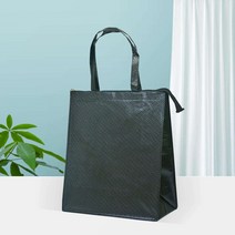 지퍼에코백 부직포 지퍼 에코백 휴대용 대용량 핸드식 빅사이즈 방수파우치 받침 1예의 품주머니