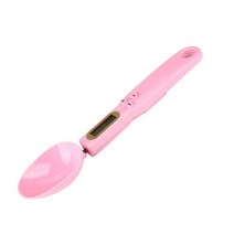 lcd 디지털 주방 규모 전자 요리 음식 무게 측정 숟가락 500g 0.1g 커피 차 설탕 숟가락 규모 주방 도구, 분홍색
