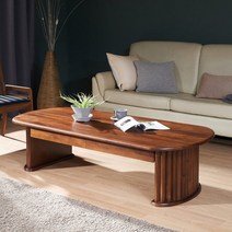 헤즈로 아톤 원목 거실 쇼파 원형 좌식 찻상 커피 테이블 1200, 단품