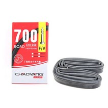 chaoyang 도로 자전거 튜브 700x18-25c fv 33mm 48mm 60mm 80mm 100mm 700c 23c 25c 자전거 내부 타이어, 80mm 1개