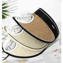 선풍기 모자 USB 충전식 1+1 해외 여행 휴양지 바캉스, 선풍기 C, FREE