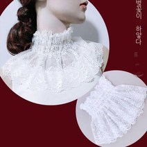 선스크린 레이스 스카프 여성 패션 칼라 따뜻한 한국 경추 보호 사계절 조커 칼라 벚꽃 시리즈 다색