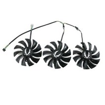 87MM RTX2080 2080Ti 그래픽 카드 냉각 팬 GA92S2U DC12V 0.46A 4PIN ZOTAC GeForce RTX 2080 Ti AMP 에디션 팬, 3 PCS