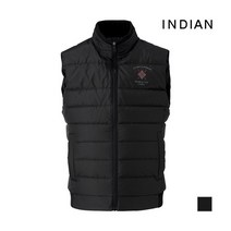 인디안 INDIAN 베이직스타일 니트배색 스텐에리 베스트__MIEQCWF8101