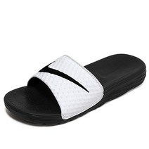 정품 국내배송 나이키 베네시 솔라소프트 슬라이드2 남자 여자 샌들 슬리퍼 실내화 블랙화이트 705474-100