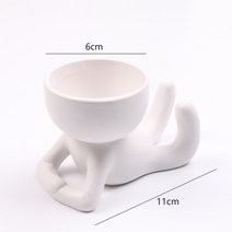 nordic vase home hanging flower pots 화이트 아트 캐릭터 pot vase garden pots planters 벽 조각 식물 냄비 홈 장식, w1