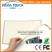 WIN10 호환 1610 유연한 154 인치 USB 컨트롤러 터치 스크린 패널 키트 사진 키오스크노트북 용, 한개옵션0