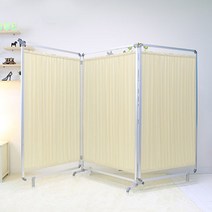 F 파티션 3단 일반천, 솔리드아이보리/하단부(고정식)