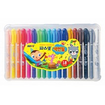 18색 파스넷 색연필(11000 아모스)