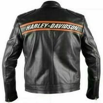 Men Real Cowhide HD 할리데이비슨 Goldberg Motorcycle Biker 가죽 자켓