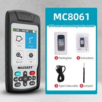 Mileseey-휴대용 GPS/쟁기 토지 측정기 MC8042 면적 탐색, 한개옵션1, 03 MC8061