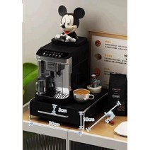 디귿수납장 북유럽이동식 슬라이드홈카페장 철제 슬라이딩 틈새, 서랍 캡슐 홀더 블랙 사이즈