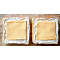 1+a 뉴질랜드와 네덜란드산 원유 슬라이스 치즈 1.8KG 100장 3.6KG 200매 체다치즈 고다치즈 토스트 샌드위치, 1개만(1.8KG만)