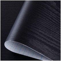 목재 나뭇결 자체 접착 벽지 방수 PVC 비닐 주방 옷장 캐비닛 가구 리노베이션 문 벽 스티커 5m 10m, 1mNot shipped, Black wood grain