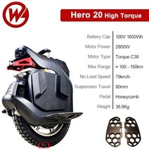 외발 전동휠 원휠 왕발통 최신 버전 gotway begode hero 20 자전거, 협력사, 영웅 20