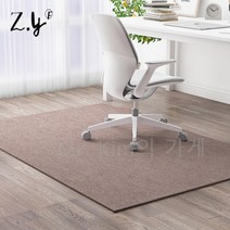 의자매트 긁힘방지 소음감소 카페트, 100*120cm, 6mm, 브라운, 1개